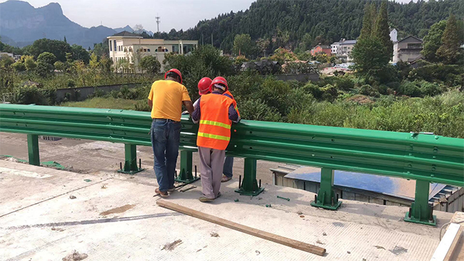 枣庄高速公路护栏板的维护确保道路安全的关键环节
